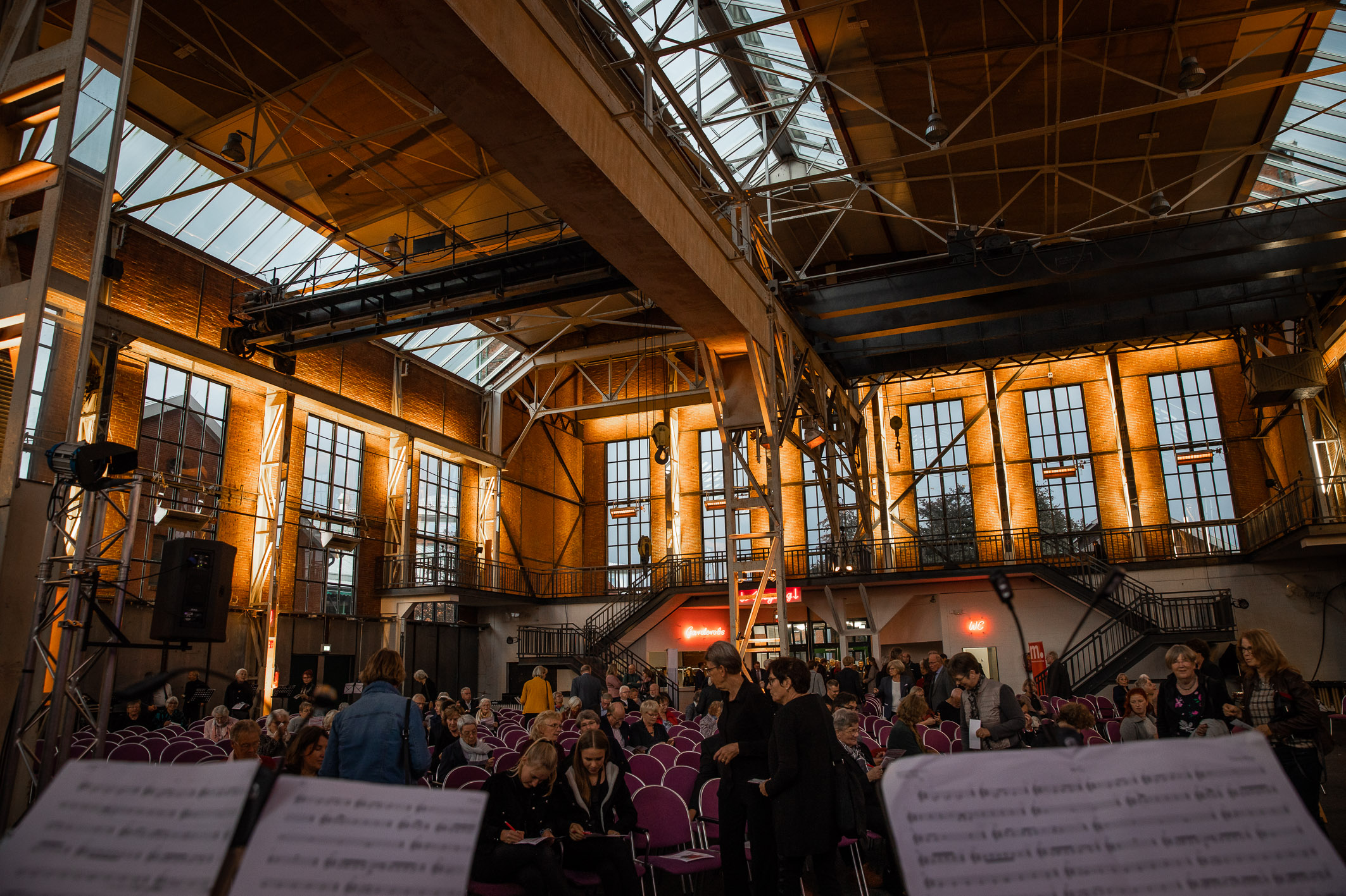 33. Niedersächsische Musiktage, "Maximal minimal", Ensembles aus der Region Papenburg und den Niederlanden, Gregor A. Mayrhofer (Leitung), 27.09.19, Alte Kesselschmiede, Papenburg. Foto: Helge Krückeberg