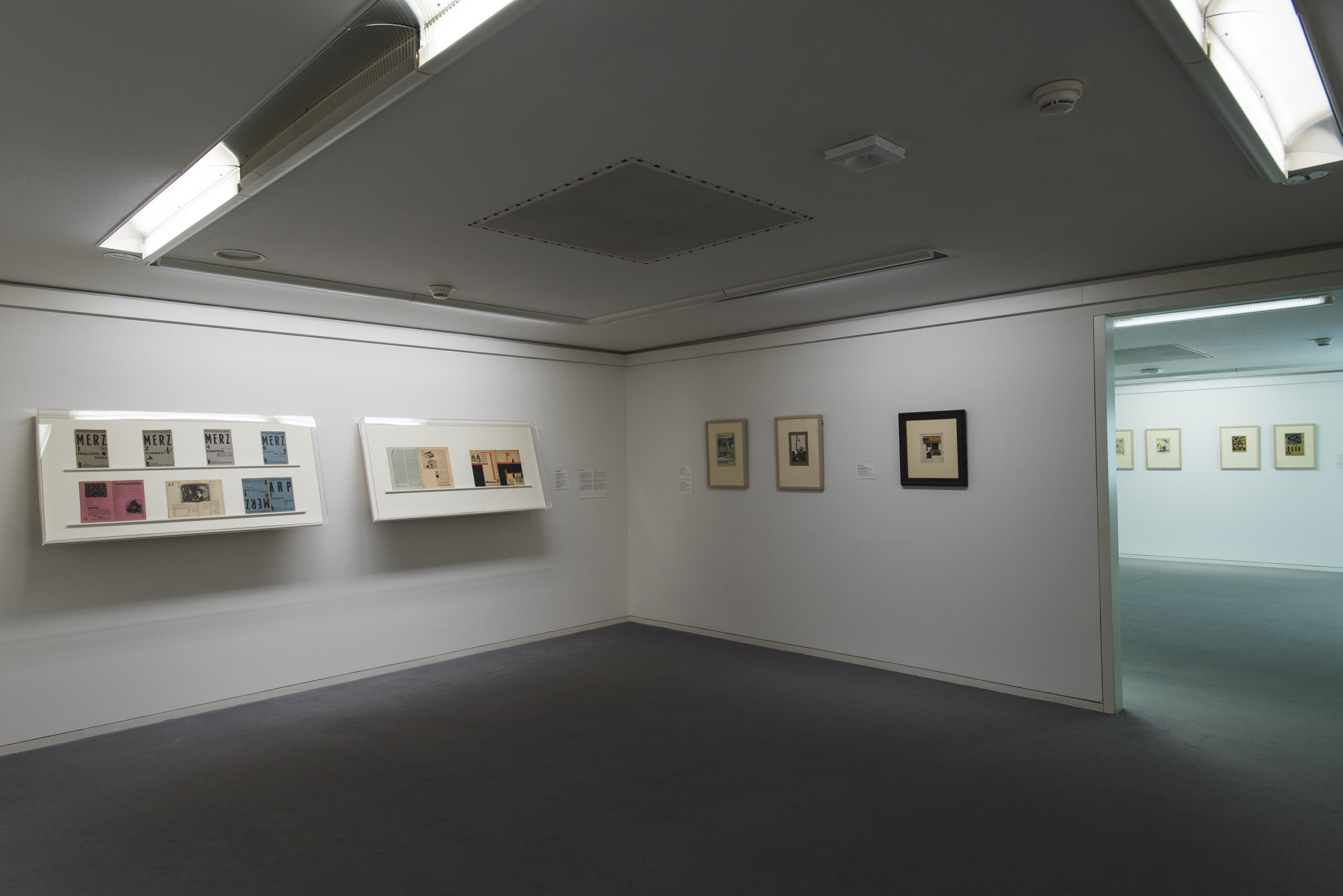 Ausstellungsansicht Kosmos Schwitters, Foto: Werner Herling
