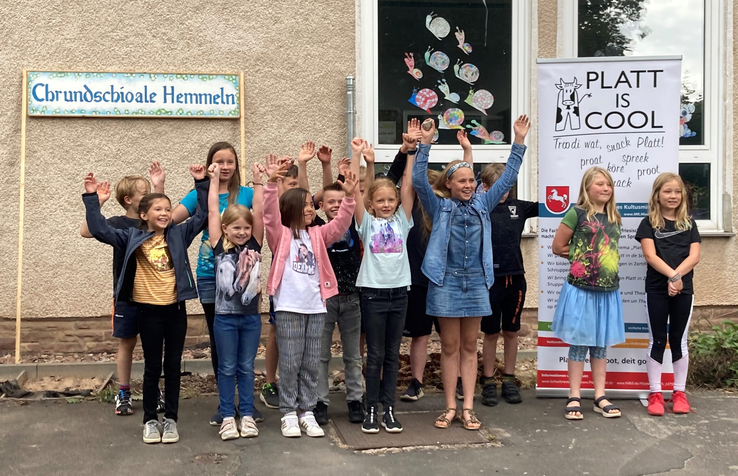 Sieger im diesjährigen Wettbewerb ist die Plattdeutsch-AG der Grundschule Hemeln mit ihrem Film „De Iulnspeijel in Hemmeln“; Foto: Andreas Kompart