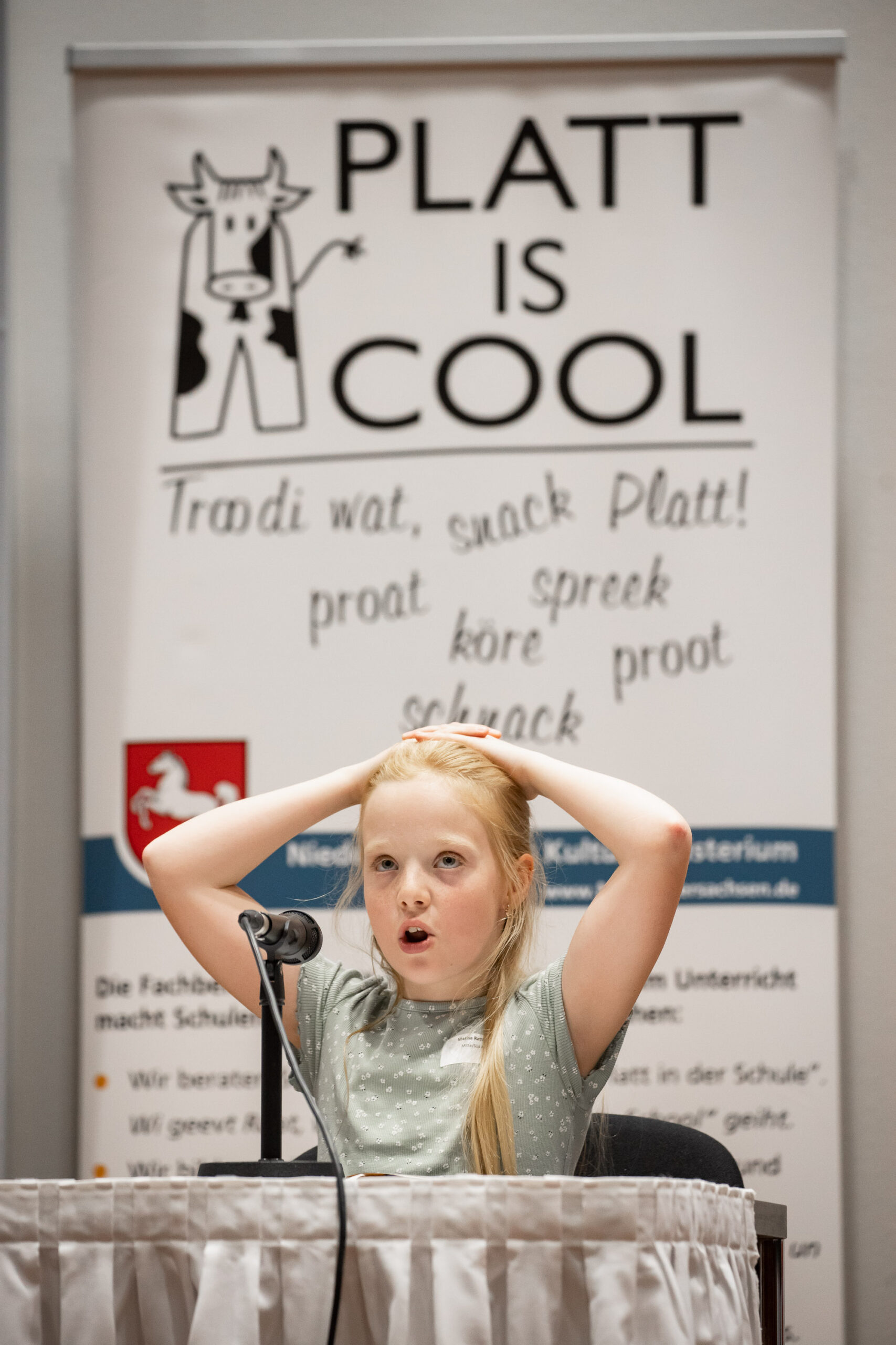 12.06.2023, Landesentscheid Plattdeutscher Lesewettbewerb, Foto: Helge Krückeberg