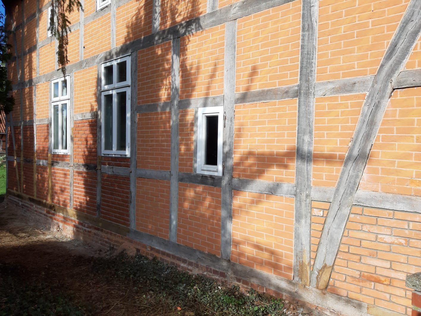 Südwand nach Sanierung, Foto: Gisela Weier